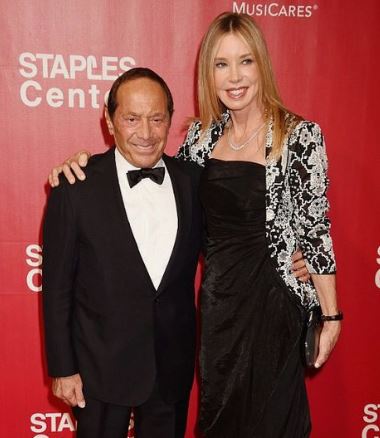 Lisa Pemberton with her ex-husband Paul Anka